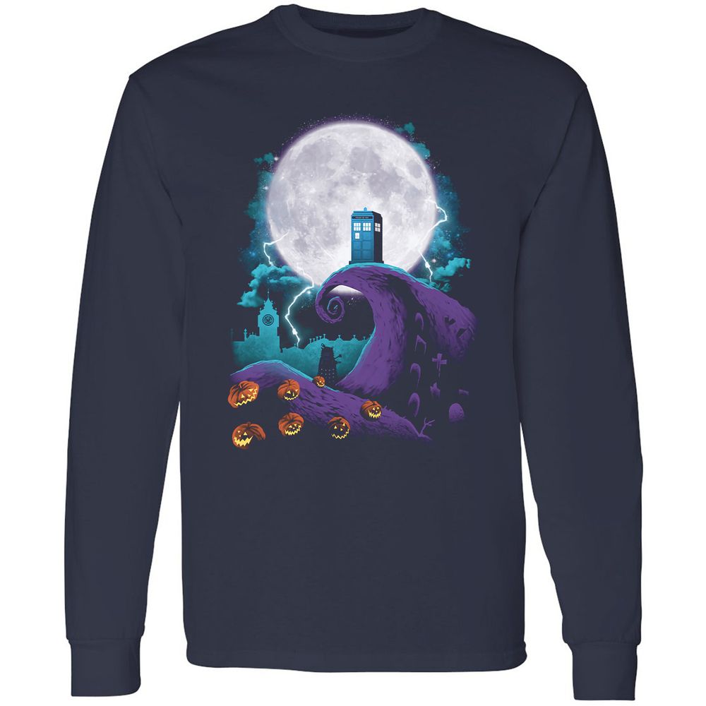 Long Sleeve T-Shirt - PFV4R6BS - Navy - 2