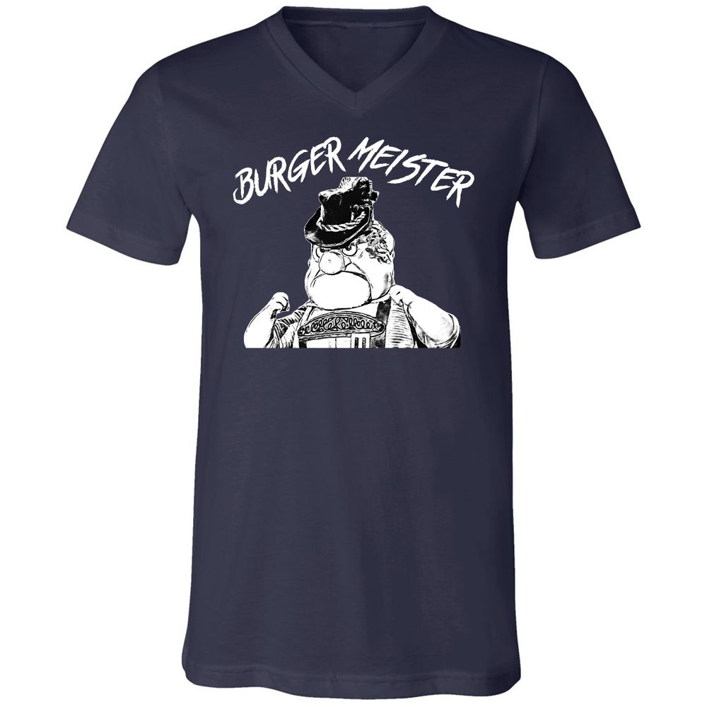 Unisex V-Neck T-Shirt - A1SYCWE1 - Navy - 2