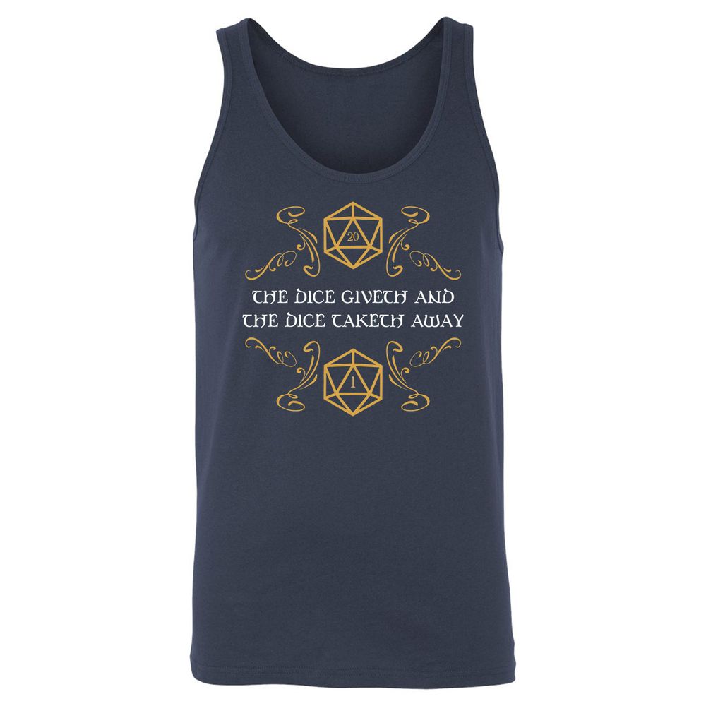Unisex Jersey Tank - QSSN7B8R - Navy - 2