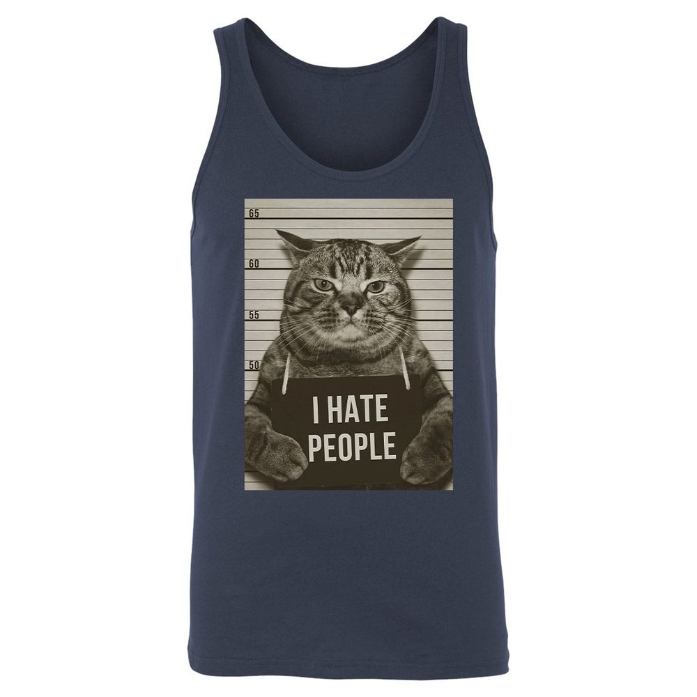 Unisex Jersey Tank - DUDYHZSR - Navy - 2