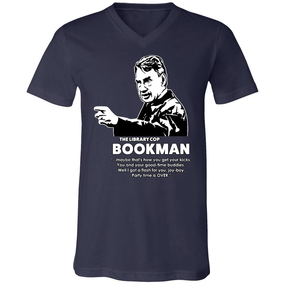 Unisex V-Neck T-Shirt - CZ53CECR - Navy - 2