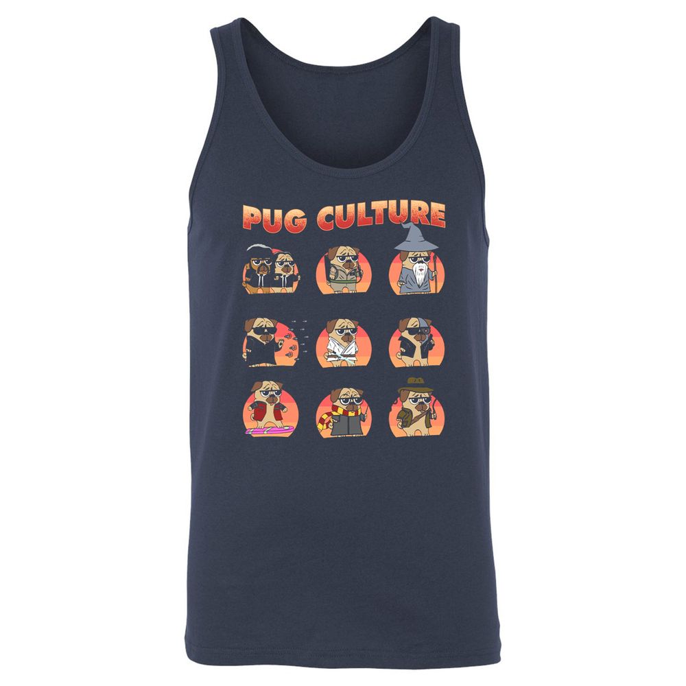 Unisex Jersey Tank - NGKKW8DQ - Navy - 2