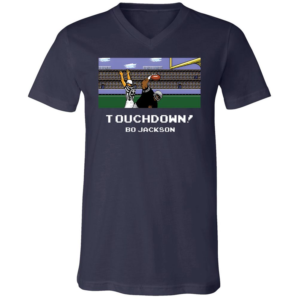 Unisex V-Neck T-Shirt - K492EKGL - Navy - 2