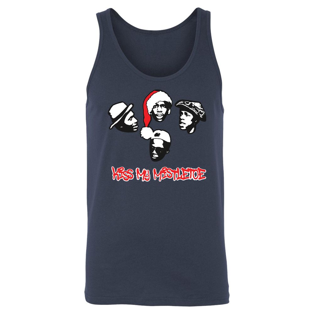 Kiss My Mistletoe Xmas Rap - Navy - 2