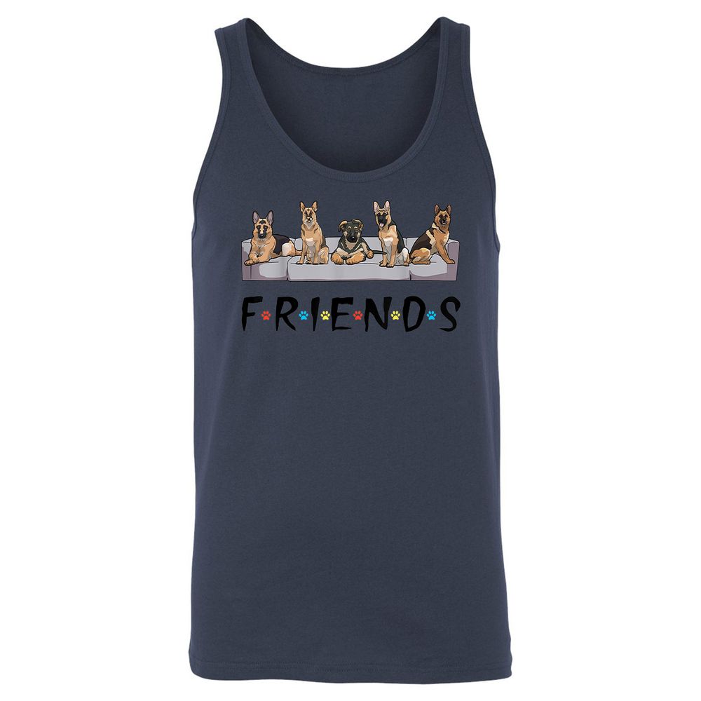 Unisex Jersey Tank - 5JPXH97S - Navy - 2
