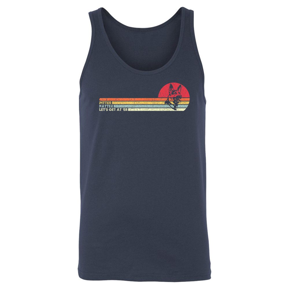 Unisex Jersey Tank - V4GXAQU7 - Navy - 2
