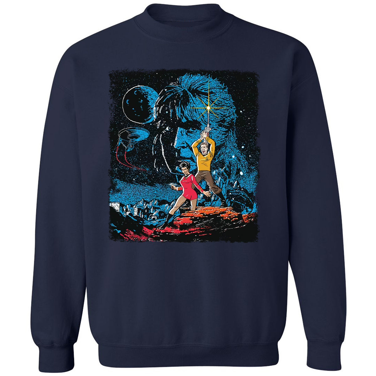 Classic Unisex Sweatshirt - Q7WSVKFQ - Navy - 2