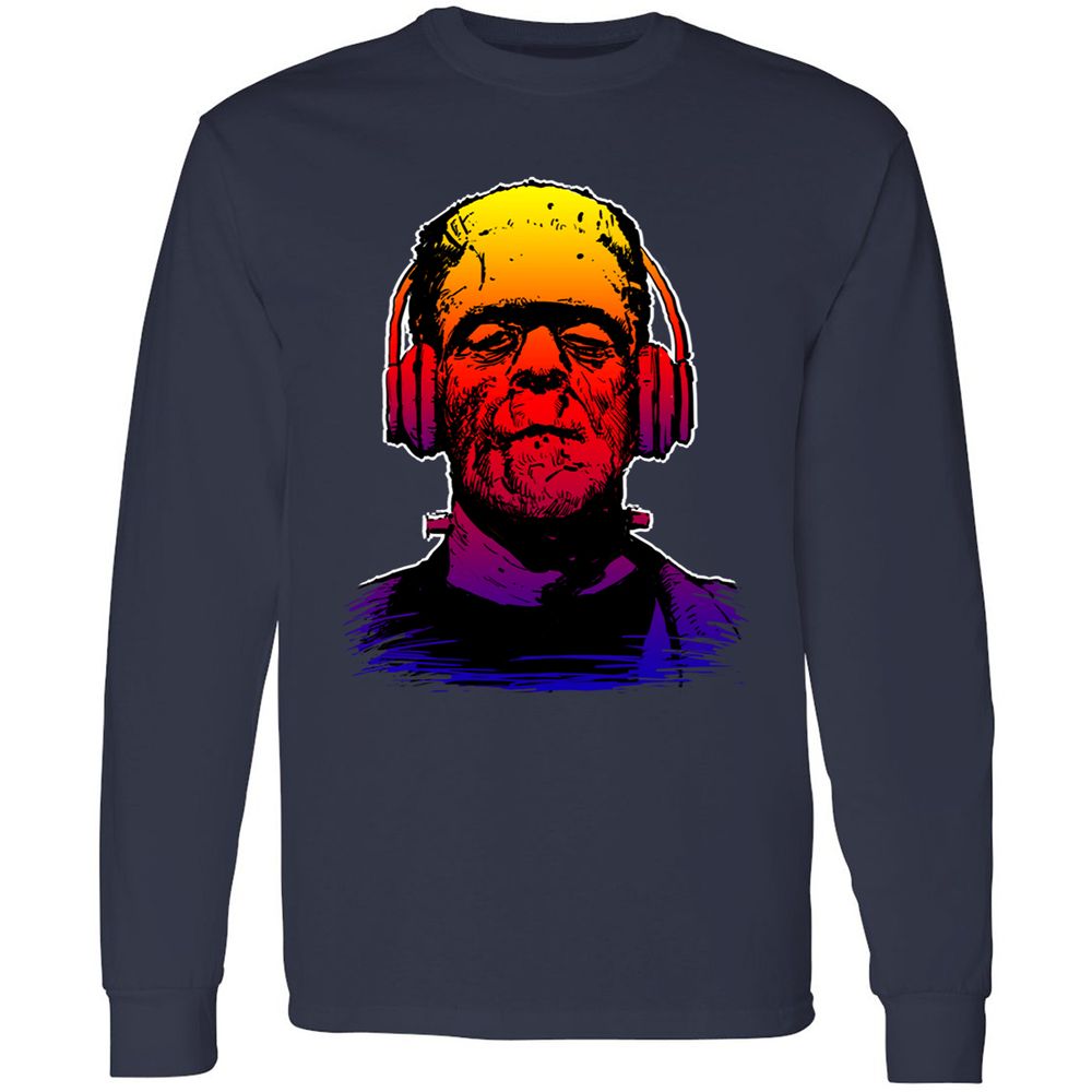 Long Sleeve T-Shirt - MHGFR4P2 - Navy - 2