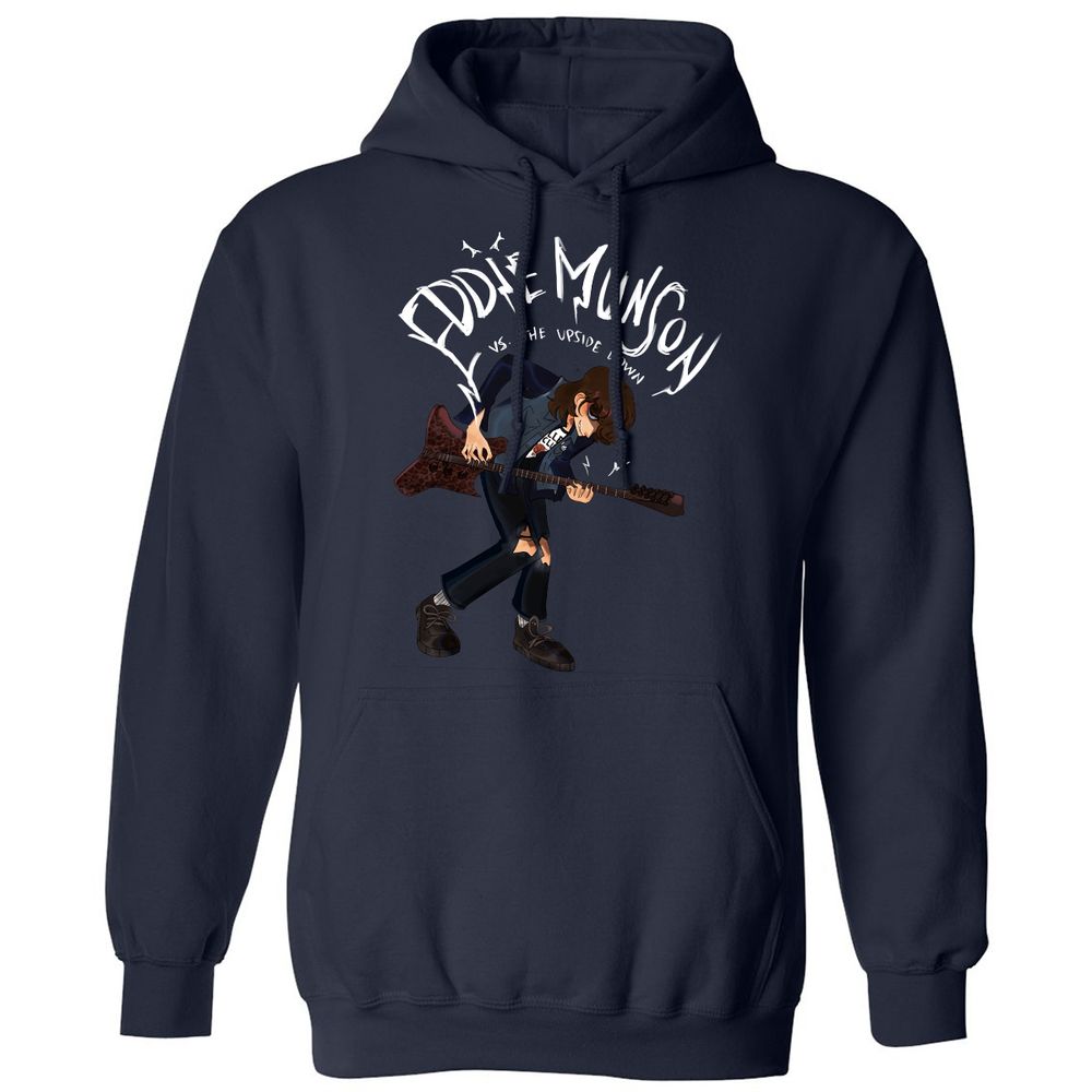 Classic Unisex Hoodie - ERBRHX1L - Navy - 2