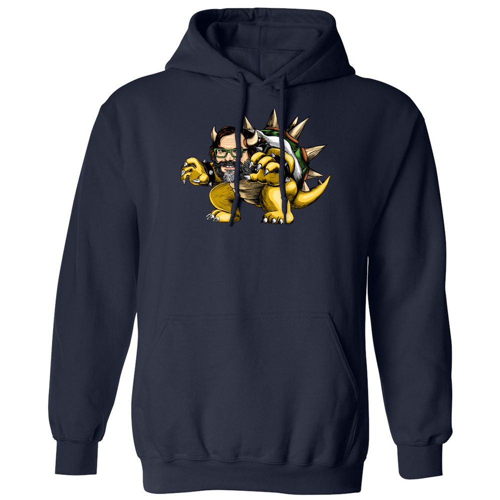 Classic Unisex Hoodie - Q9Y9GK8Q - Navy - 2
