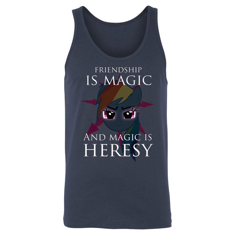 Unisex Jersey Tank - ALADYTPD - Navy - 2