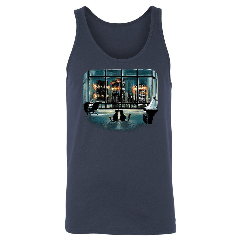 Unisex Jersey Tank - F25Z4CBP - Navy - 2