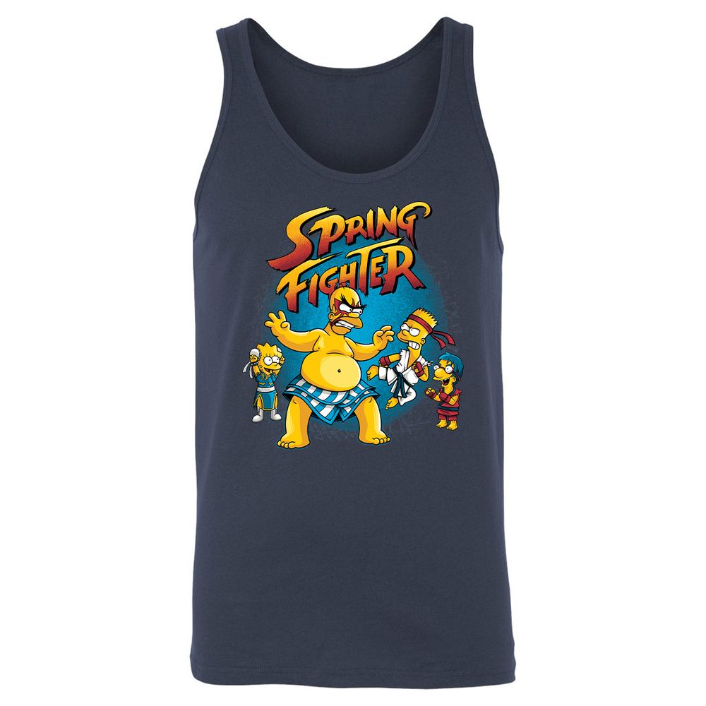 Unisex Jersey Tank - KV51P7XR - Navy - 2
