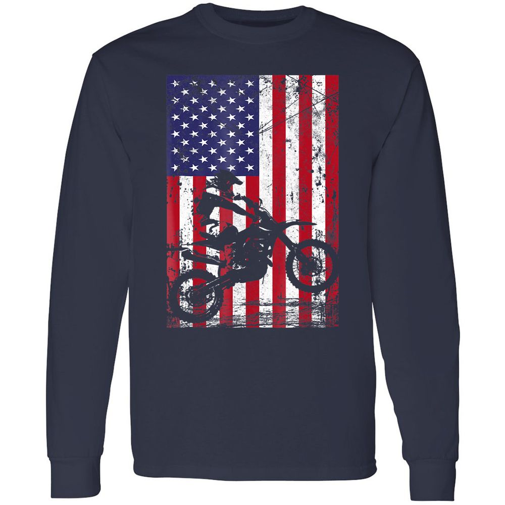 Long Sleeve T-Shirt - H2HMWKKS - Navy - 2