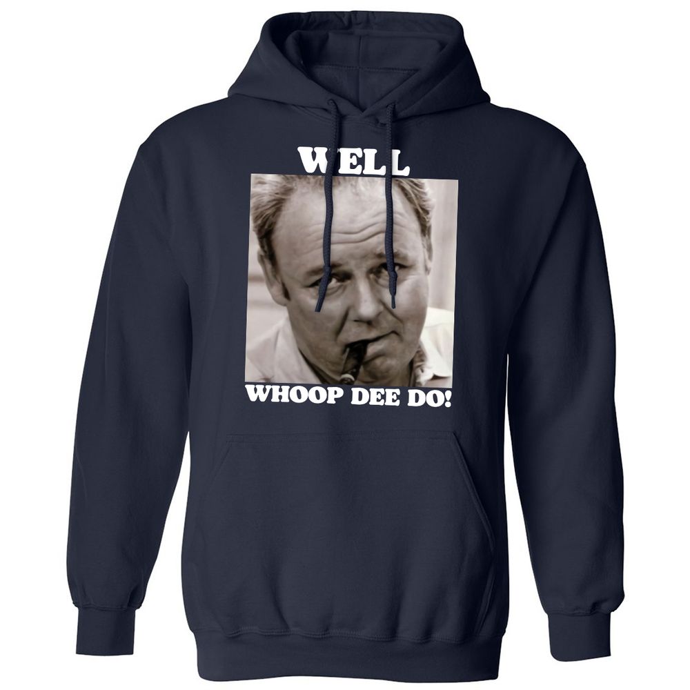Funny 70s Tv Quote Whoop Dee Do - Navy - 2
