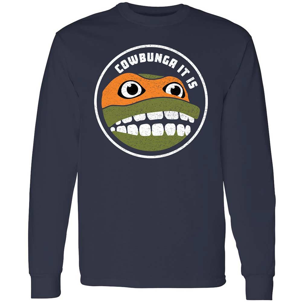 Long Sleeve T-Shirt - PFMA11GB - Navy - 2
