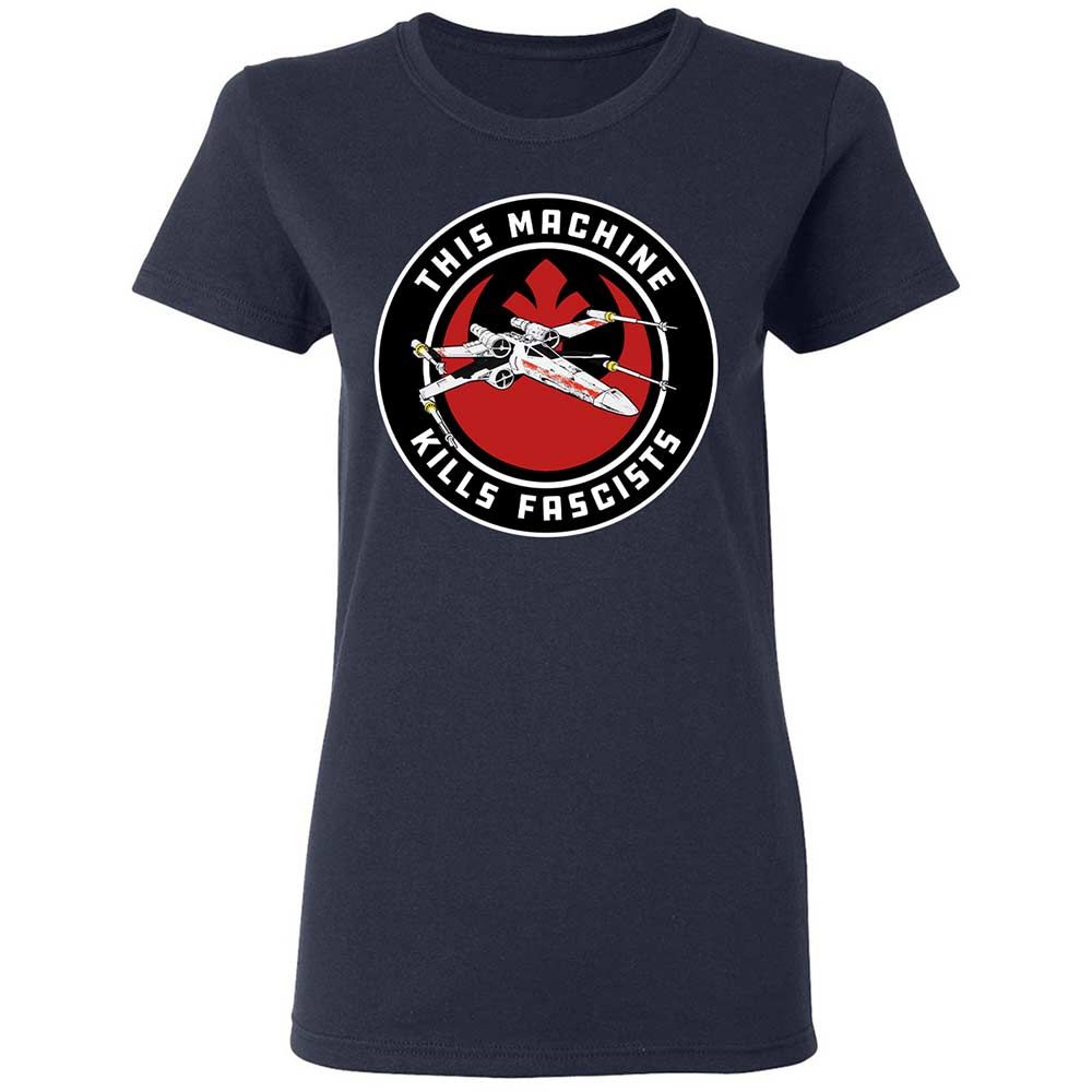 This Machine Kills Fascists - Navy - 2