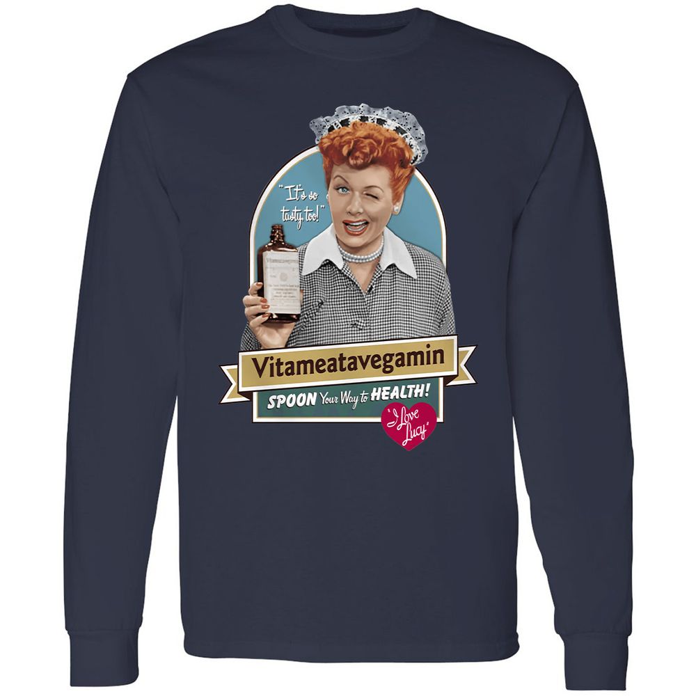 Long Sleeve T-Shirt - 8L6BJWEQ - Navy - 2
