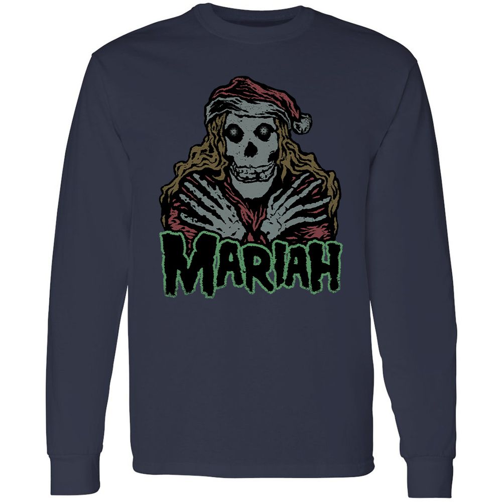 Long Sleeve T-Shirt - BYMFB7TK - Navy - 2