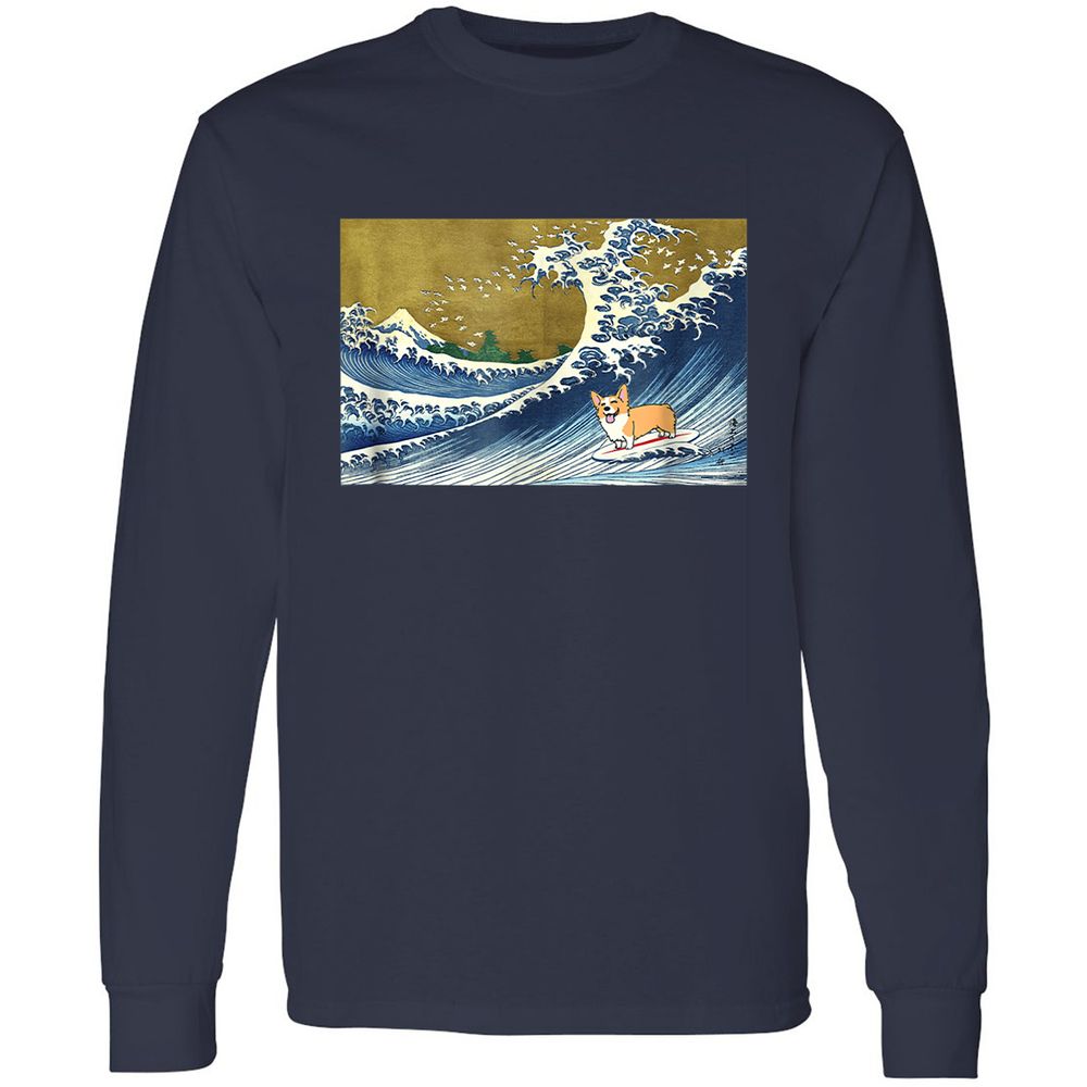 Long Sleeve T-Shirt - EF7EDWAR - Navy - 2