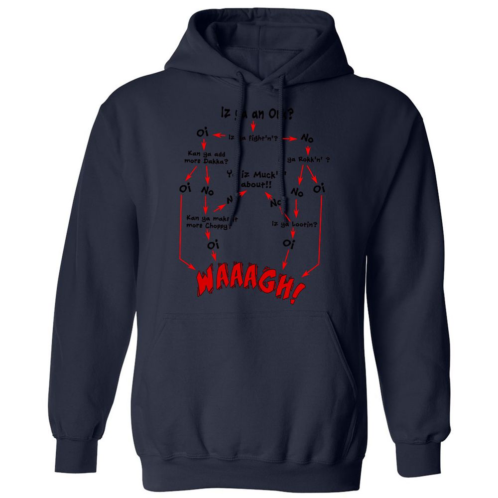 Classic Unisex Hoodie - D29QAR56 - Navy - 2