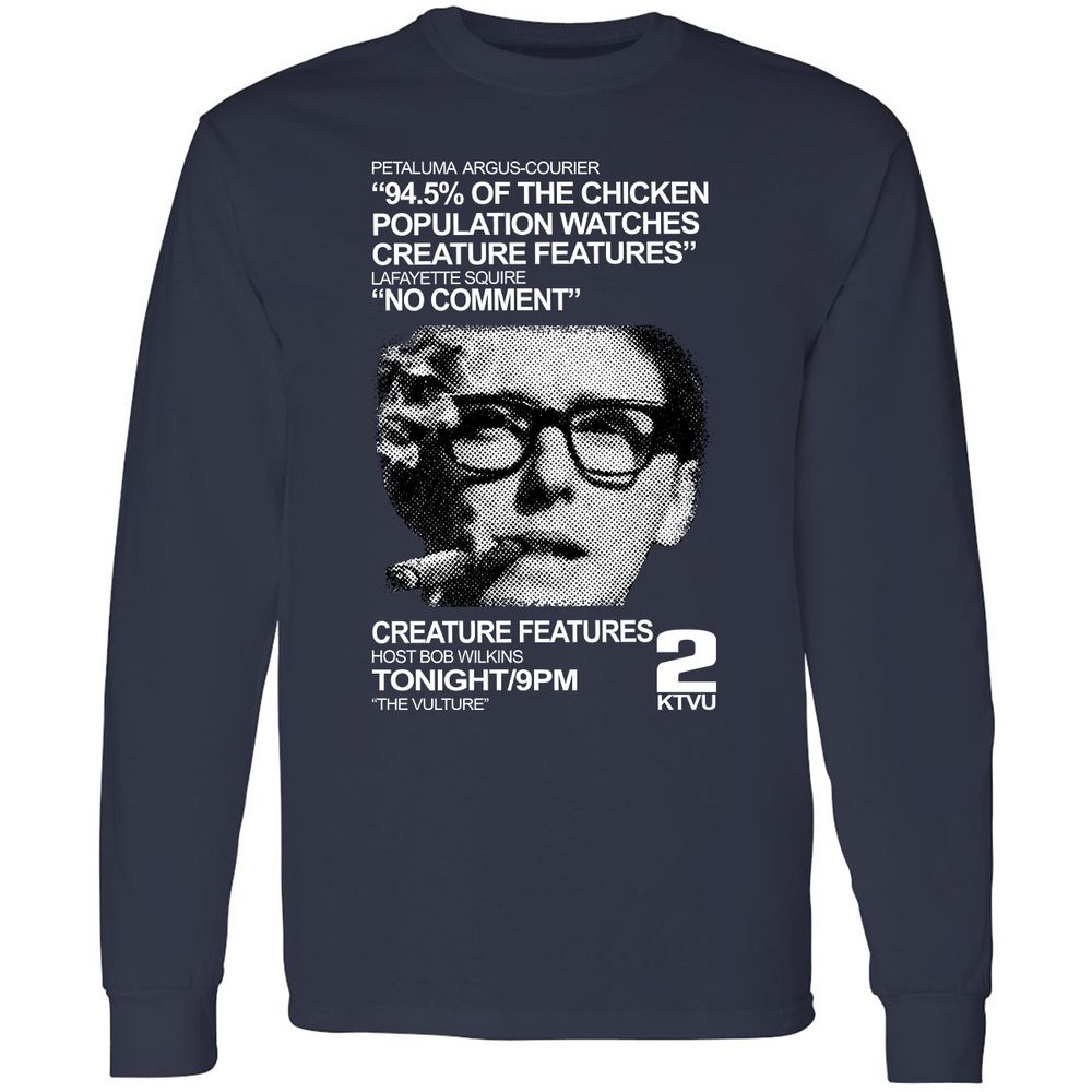 Long Sleeve T-Shirt - 958MXFX2 - Navy - 2