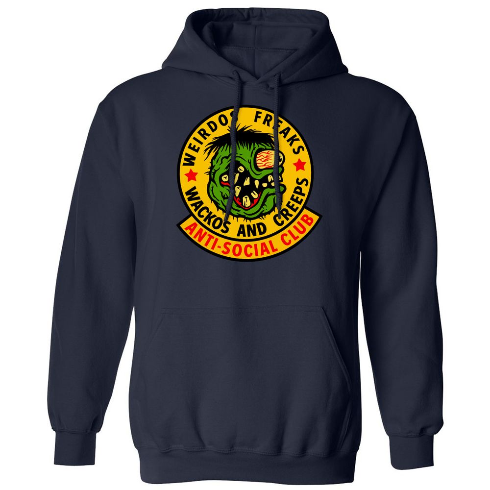 Classic Unisex Hoodie - DV5QBQXL - Navy - 2