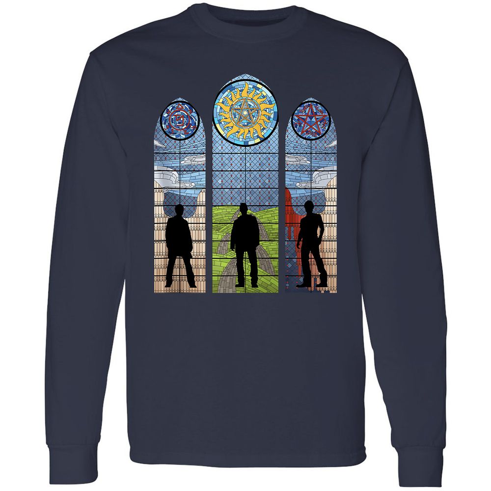Long Sleeve T-Shirt - YDJK9U5Y - Navy - 2