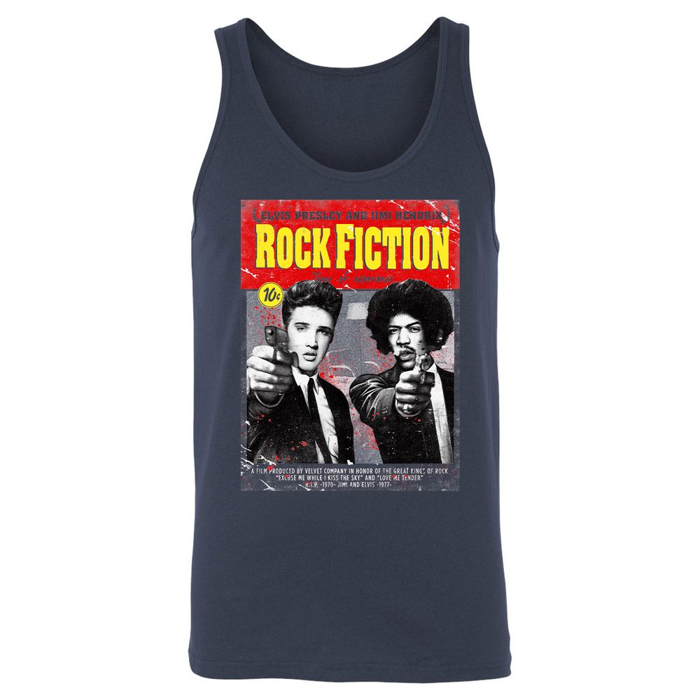 Unisex Jersey Tank - 32V33FLA - Navy - 2