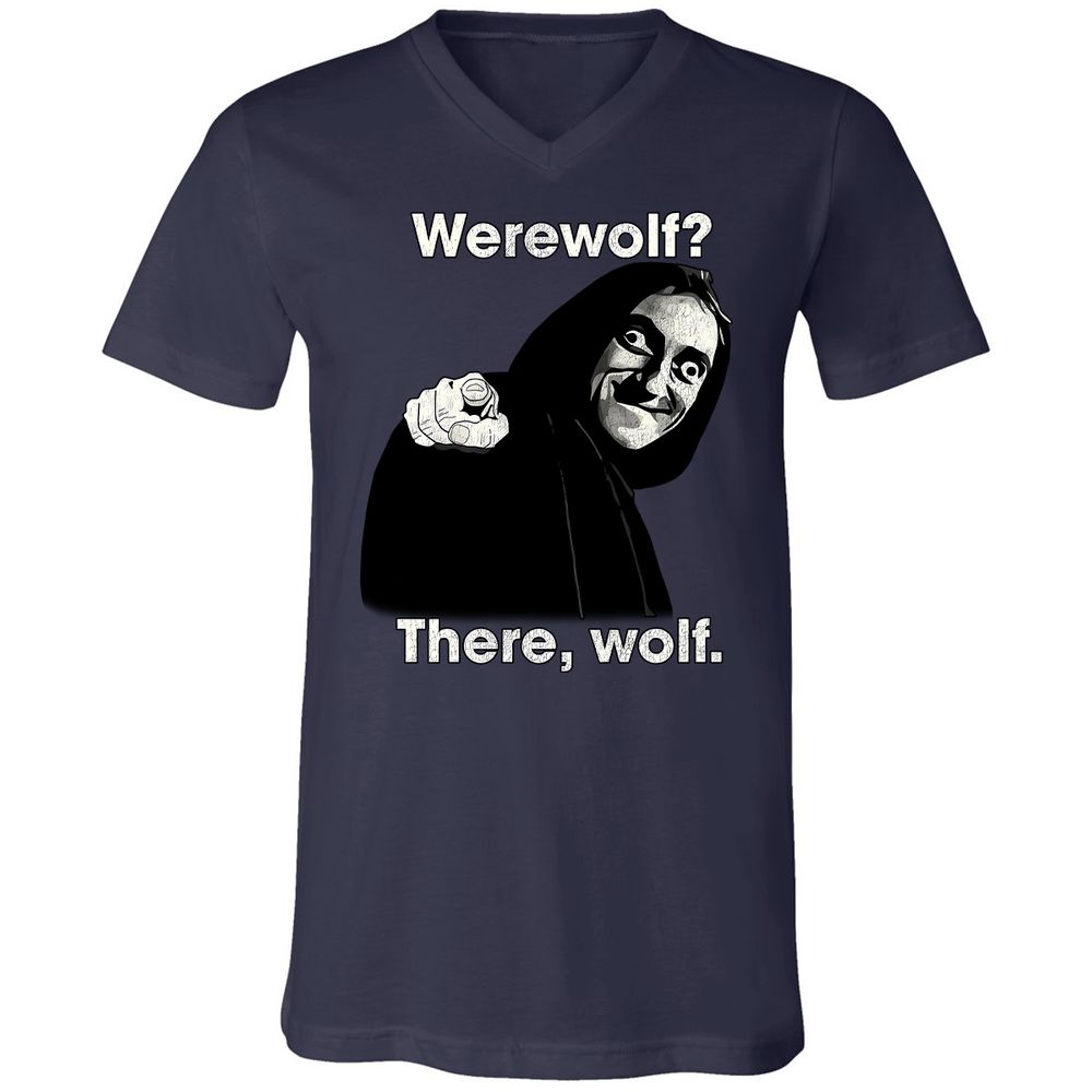 Unisex V-Neck T-Shirt - XG3TZREL - Navy - 2