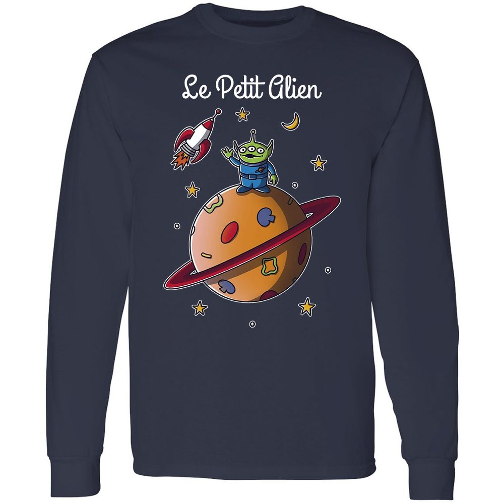 Long Sleeve T-Shirt - 7N58A7PL - Navy - 2