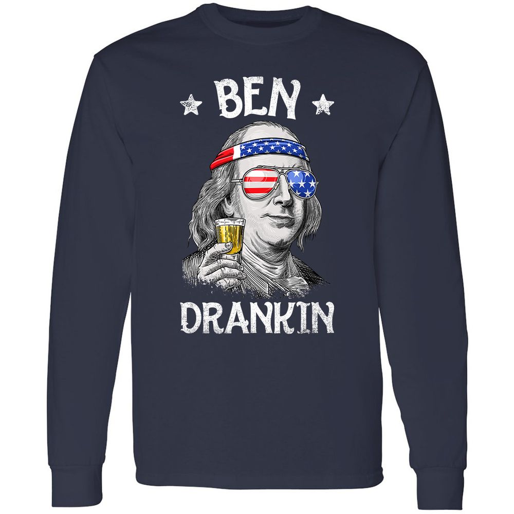 Long Sleeve T-Shirt - VDPNBUEB - Navy - 2