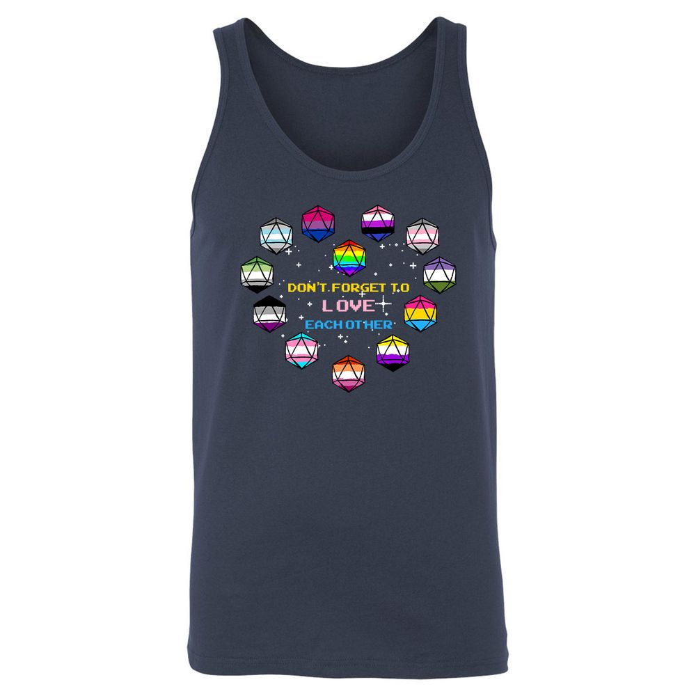 Unisex Jersey Tank - 2E1R5QTQ - Navy - 2