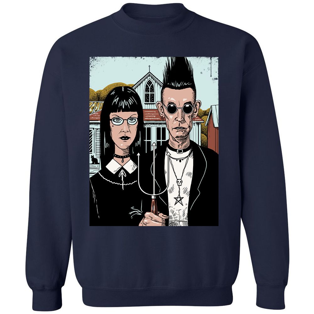 Classic Unisex Sweatshirt - MHW7PTVK - Navy - 2