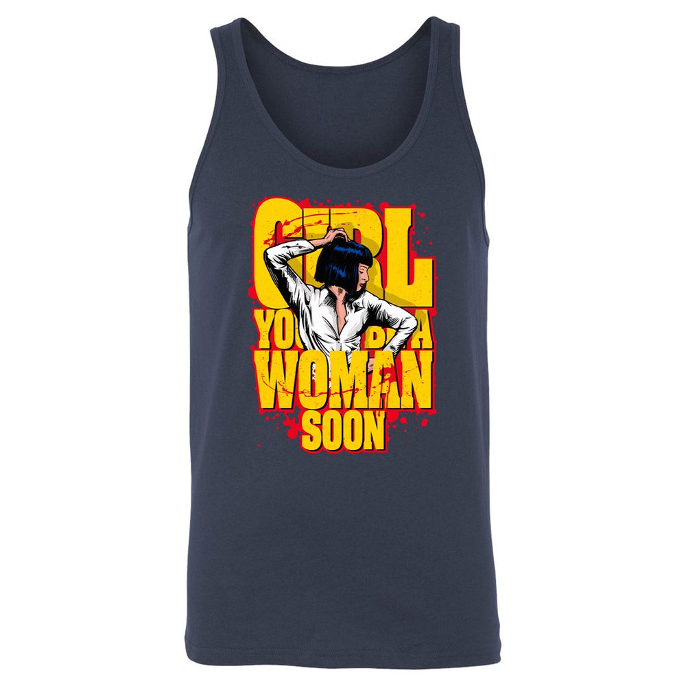 Unisex Jersey Tank - 1QWDC2AA - Navy - 2