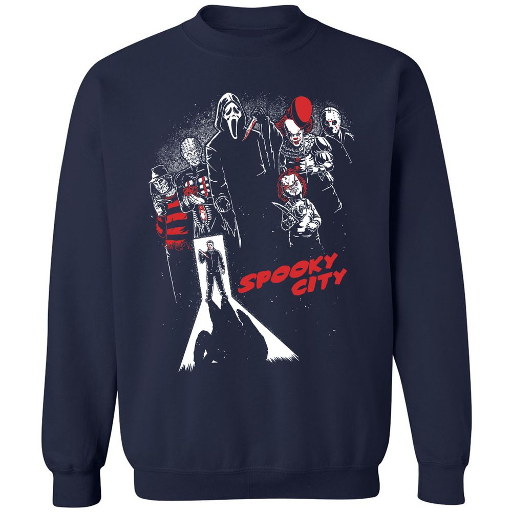 Classic Unisex Sweatshirt - HVG5UZZG - Navy - 2