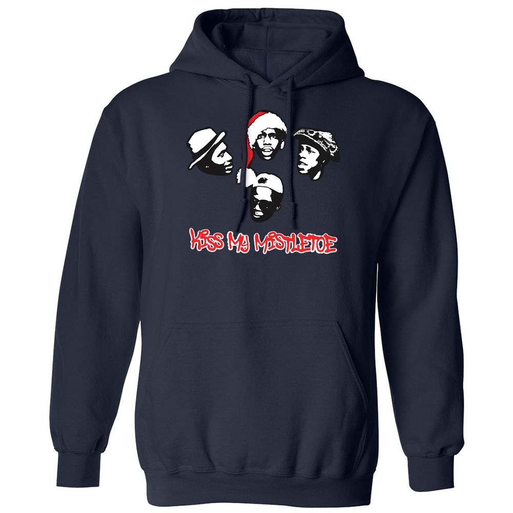 Kiss My Mistletoe Xmas Rap - Navy - 2