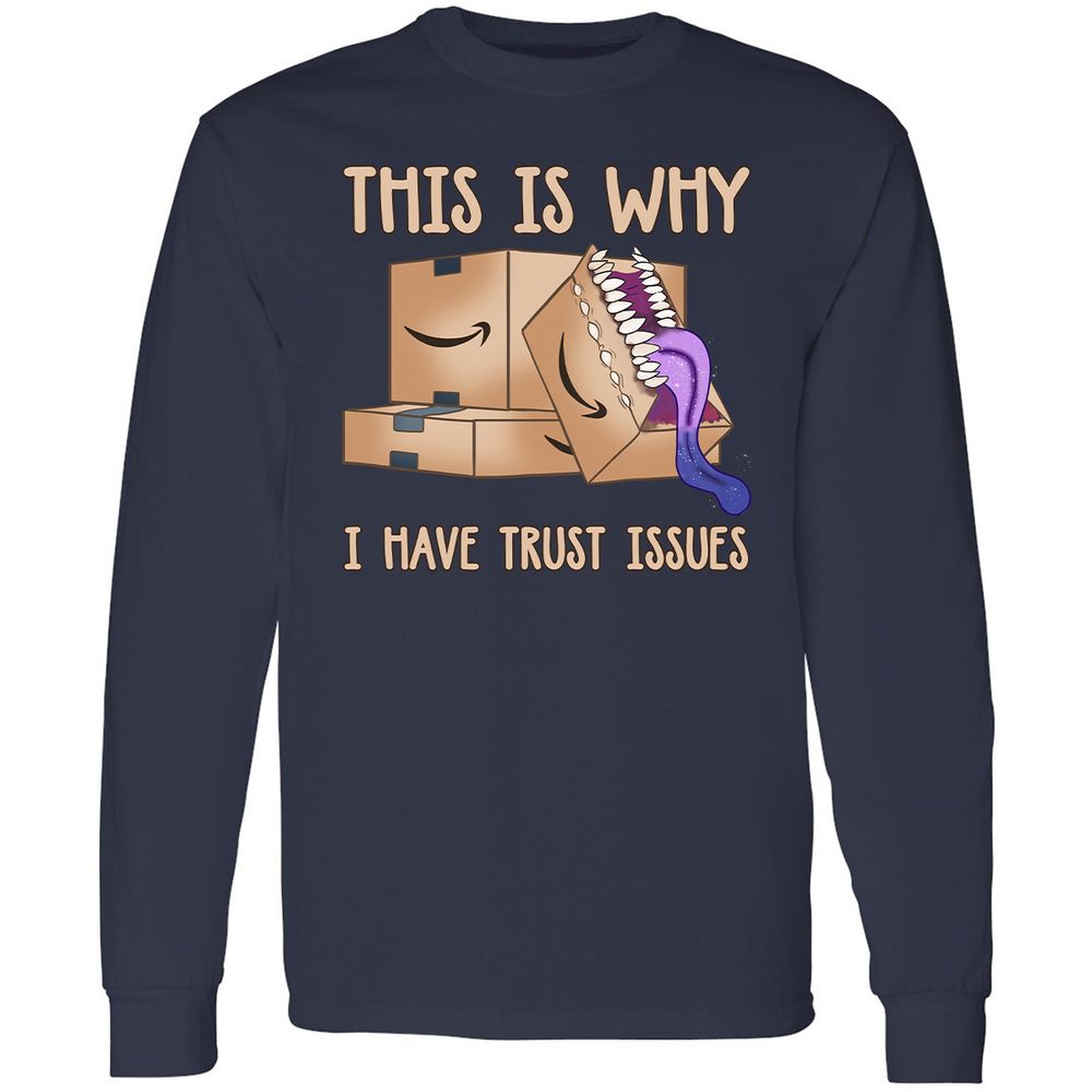 Long Sleeve T-Shirt - FSU4BN58 - Navy - 2