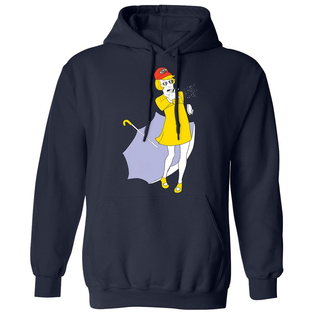 Classic Unisex Hoodie - E85Q4294 - Navy - 2