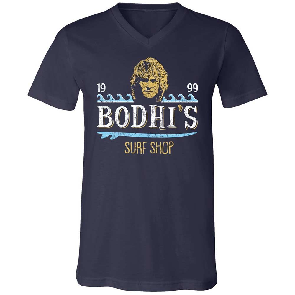 Unisex V-Neck T-Shirt - 1MEY3HEL - Navy - 2
