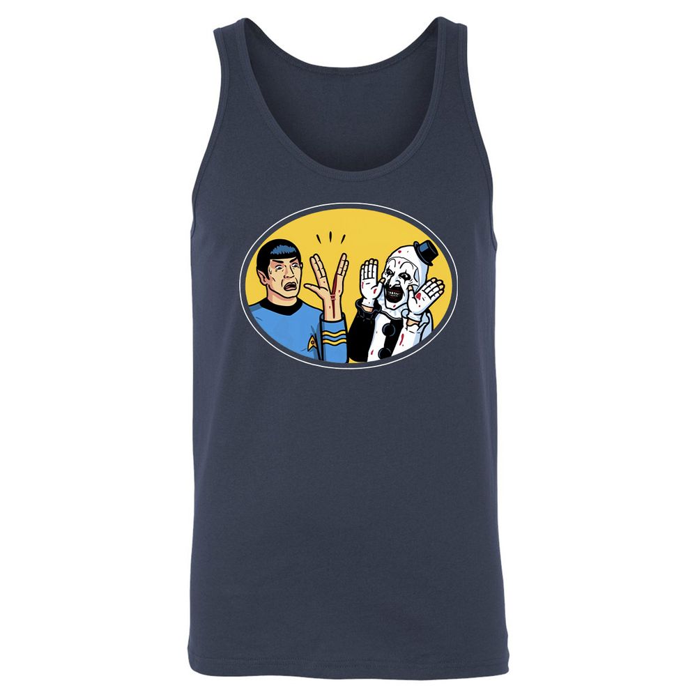 Unisex Jersey Tank - 9XQWCXC8 - Navy - 2