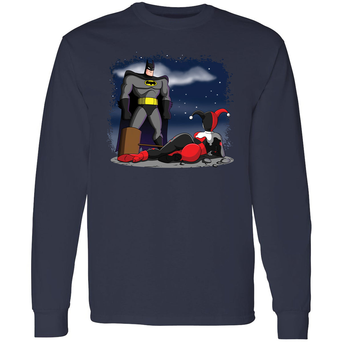 Long Sleeve T-Shirt - JA8NLRZX - Navy - 2