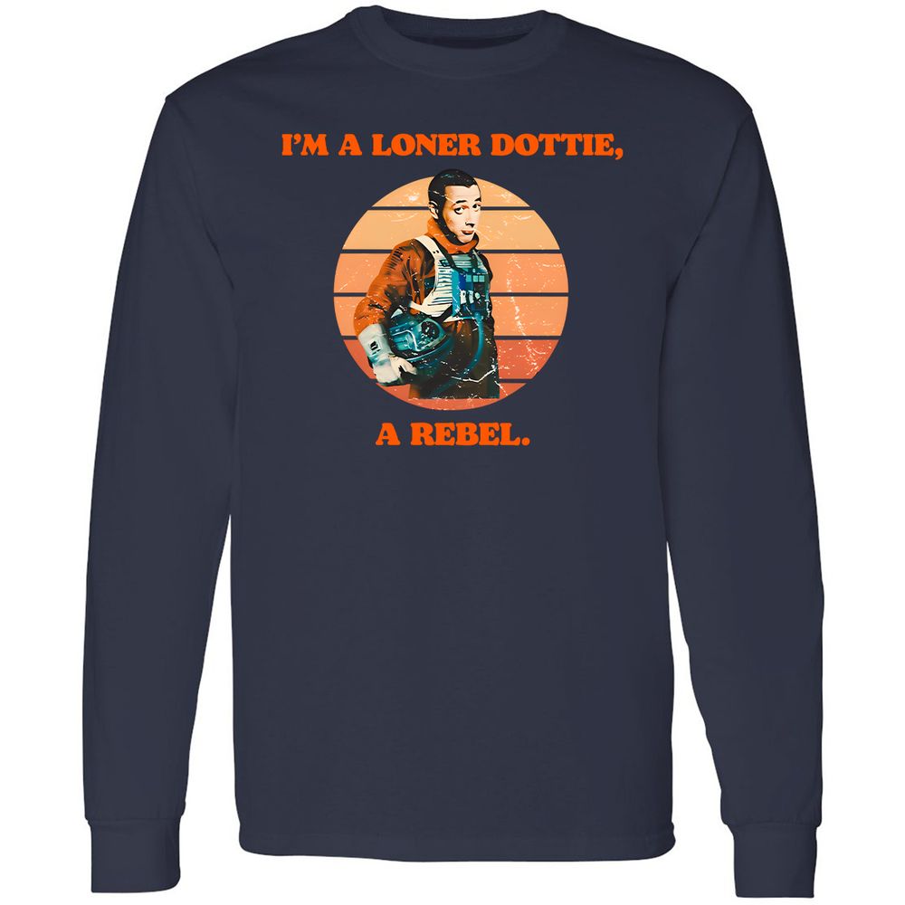 I'm a loner dottie a rebel - Navy - 2