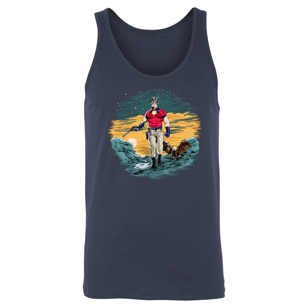 Unisex Jersey Tank - B22Y7Y8J - Navy - 2