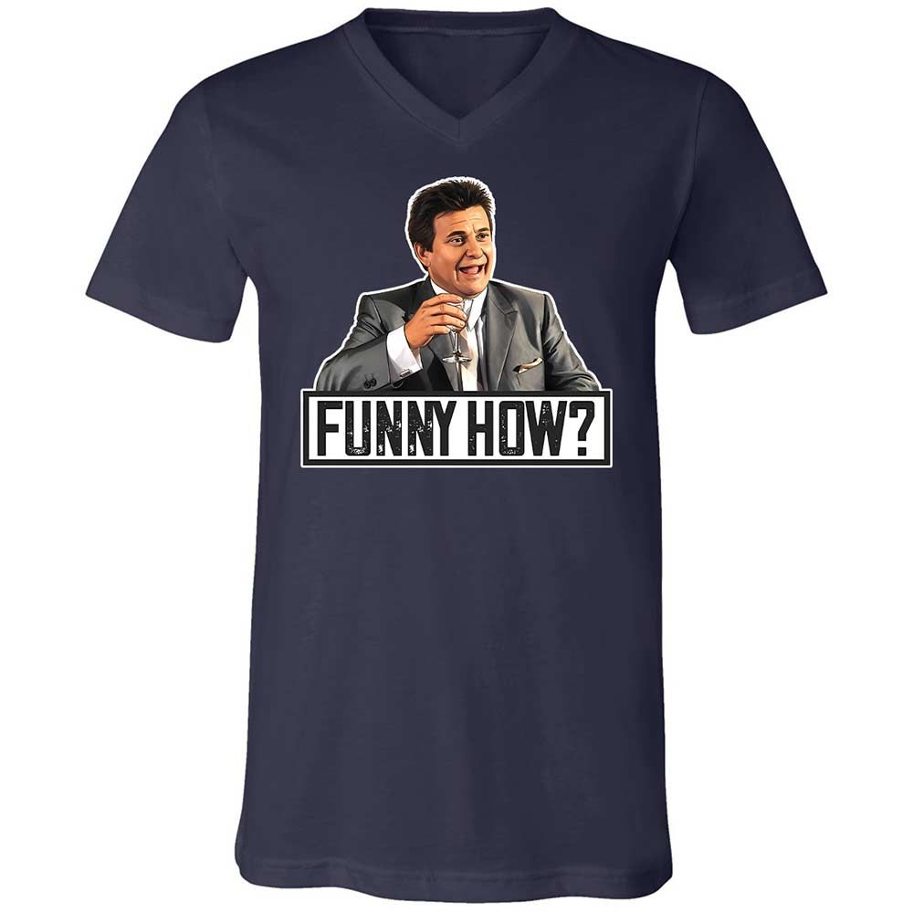 Unisex V-Neck T-Shirt - 29VAQ1FL - Navy - 2