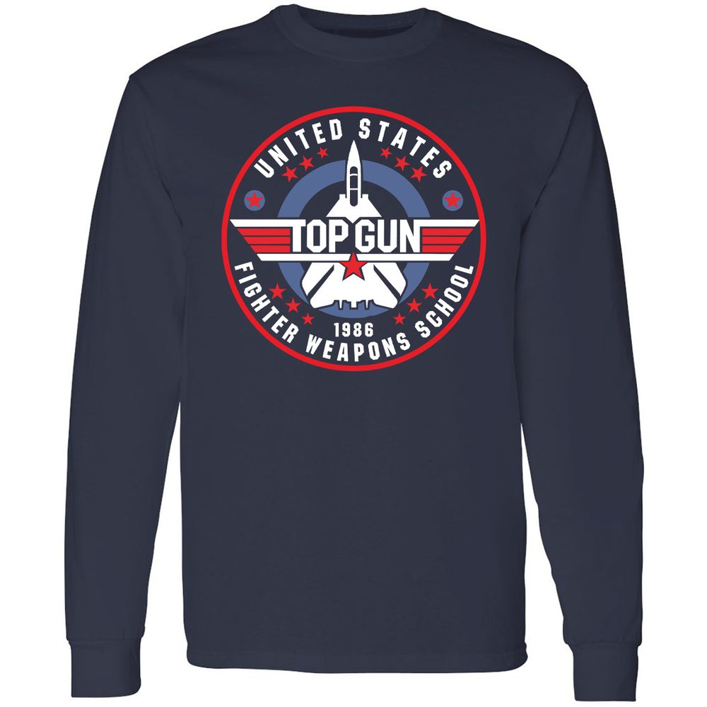 Long Sleeve T-Shirt - JXB8RRBJ - Navy - 2