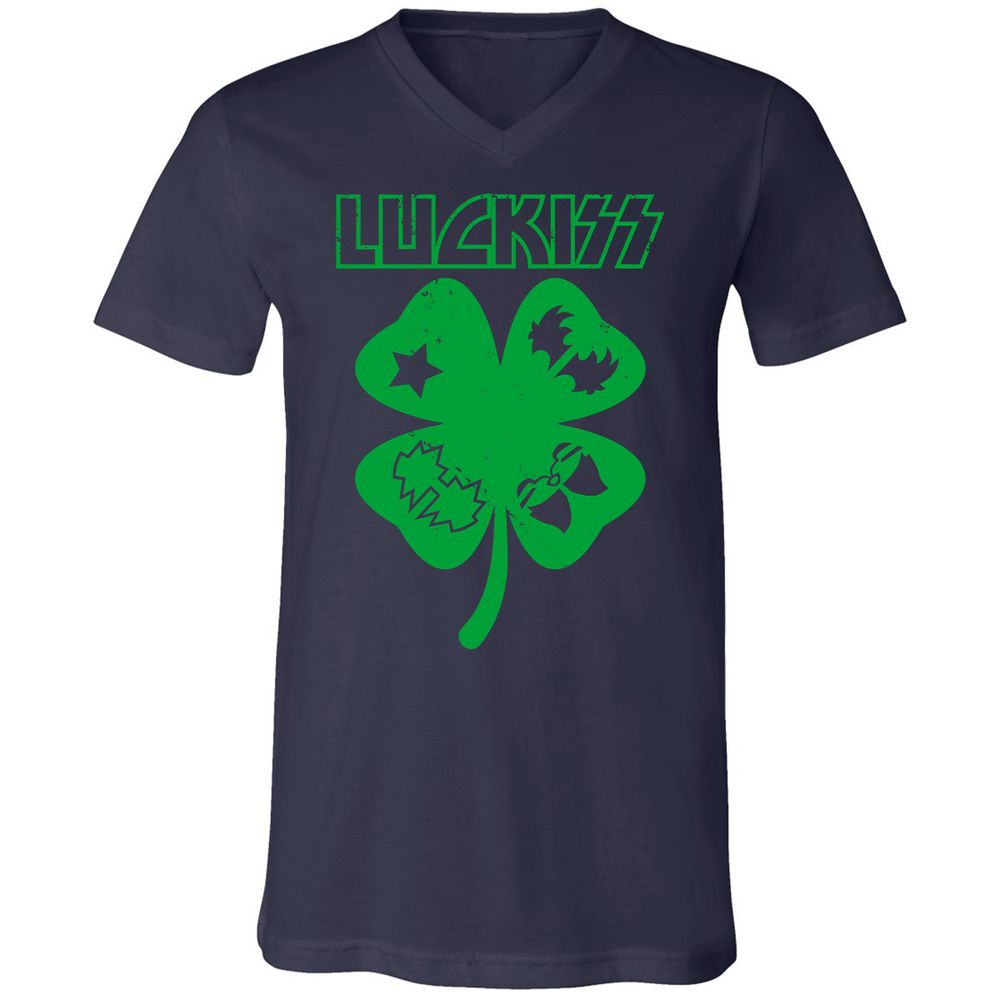 Unisex V-Neck T-Shirt - JGV3FVTM - Navy - 2