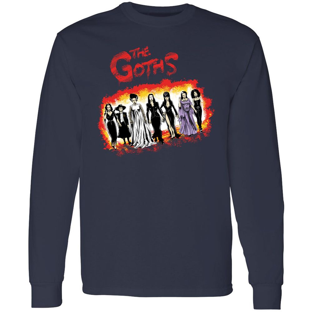 Long Sleeve T-Shirt - 96E5T8XY - Navy - 2