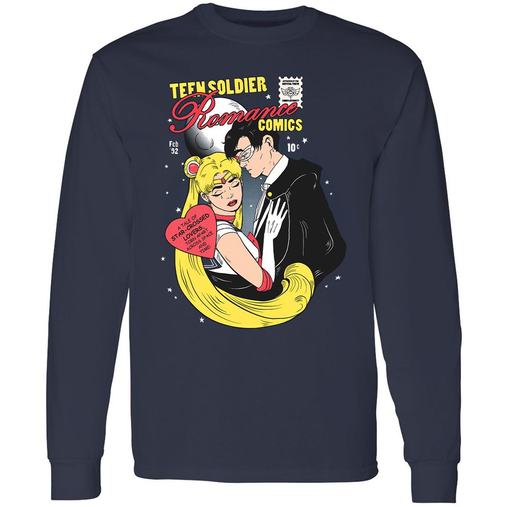 Long Sleeve T-Shirt - SLCL6H4K - Navy - 2