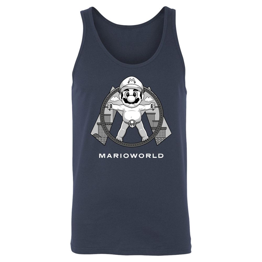 Unisex Jersey Tank - G7YWAB97 - Navy - 2